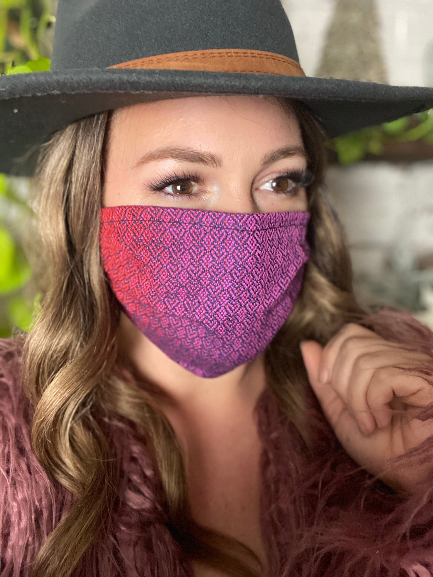 Pellicano Hearts Woven Face Mask S/M