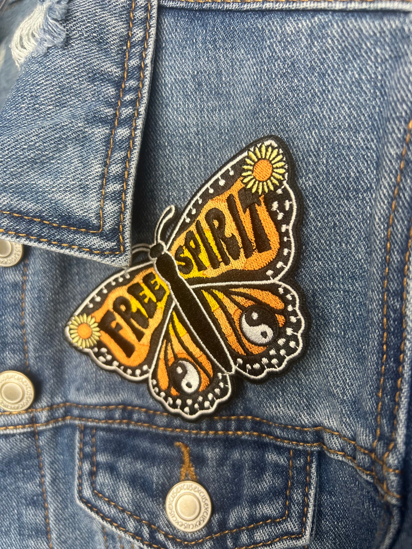 Free Spirit Butterfly Patch