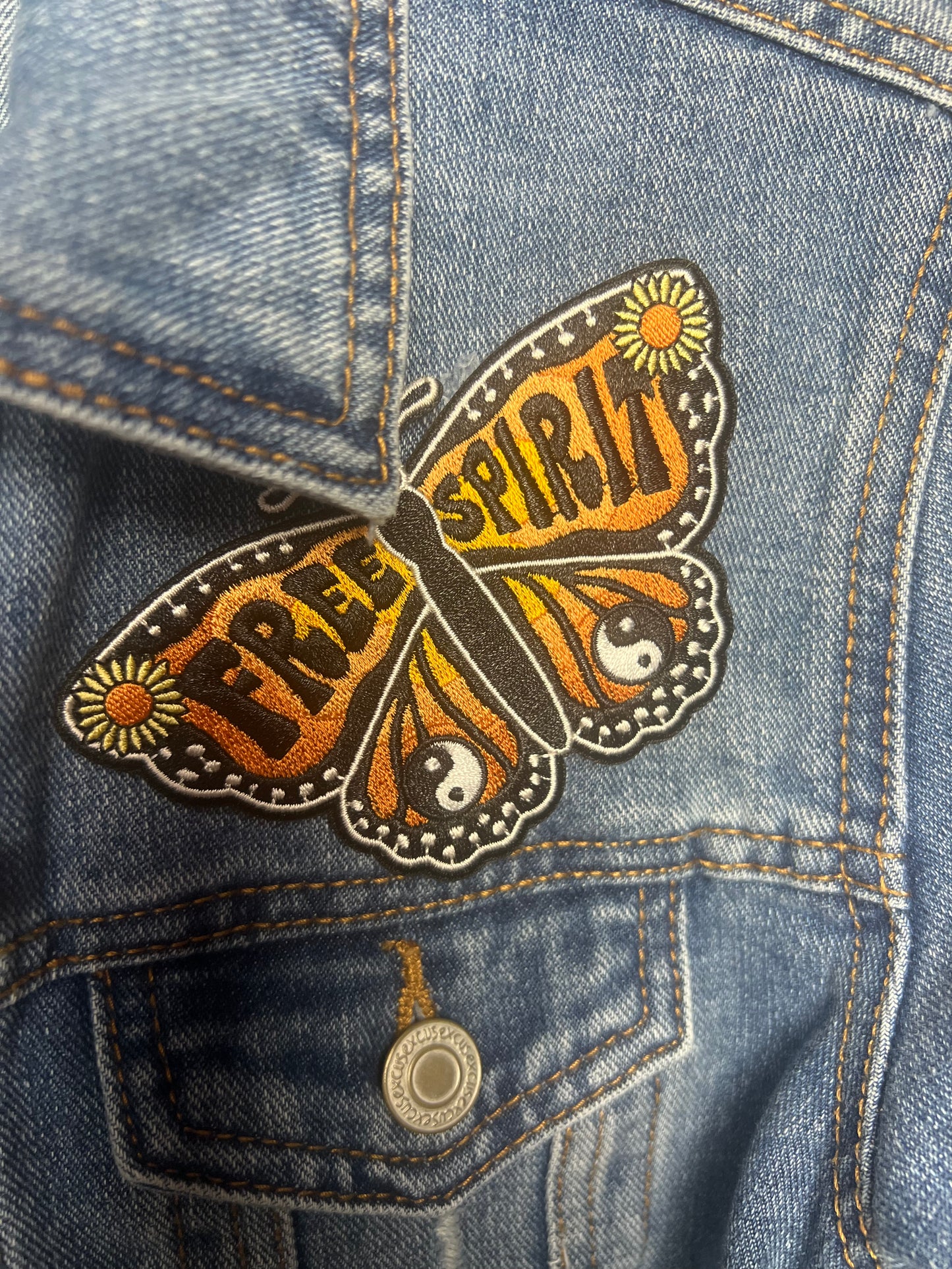 Free Spirit Butterfly Patch