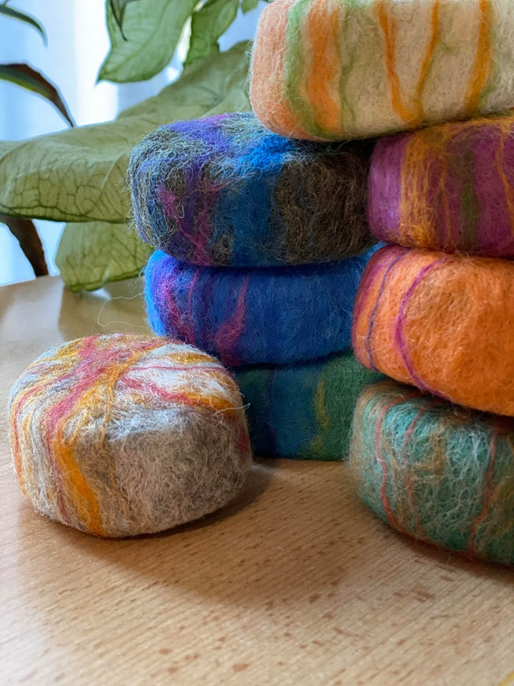 Oval Felted Soap (Rosemary Citrus)