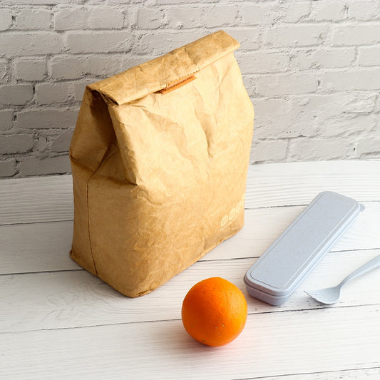 Insulated Reusable Paper Lunch Bag