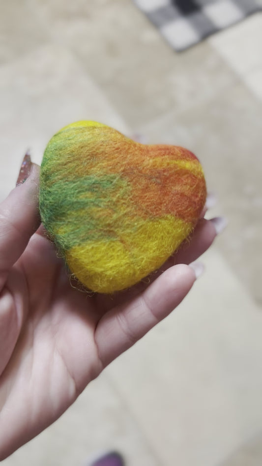 Heart Felted Soap (Lemongrass)