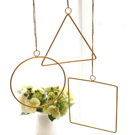 Gold Geometric Hanging Decorations
