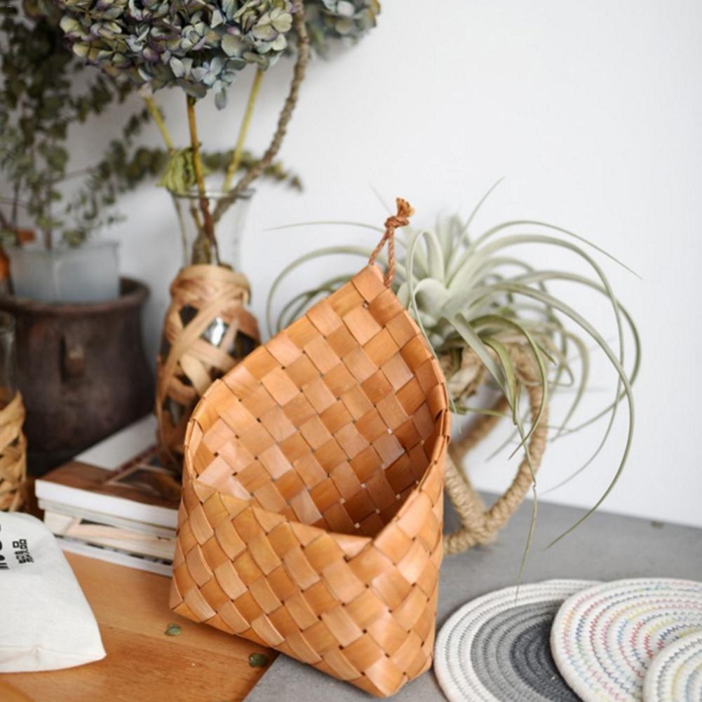 Hanging Wicker Flower Basket