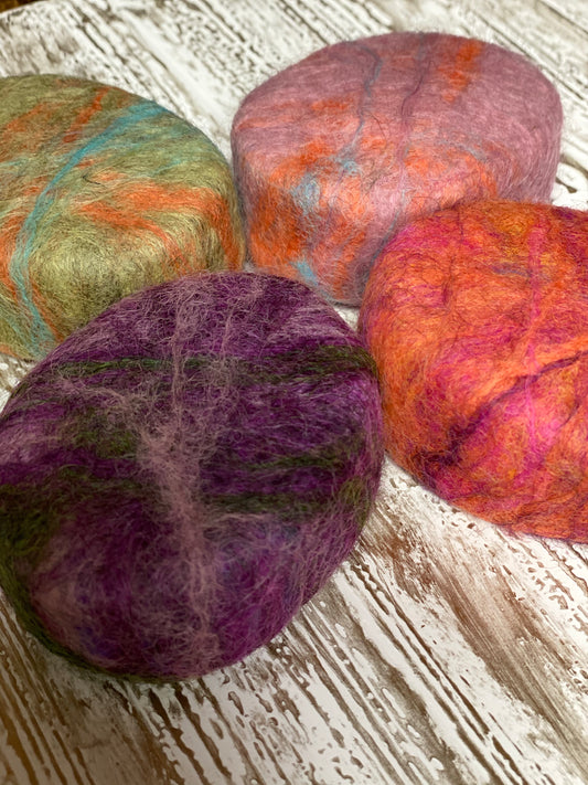 Oval Felted Soap (Winter Cashmere)